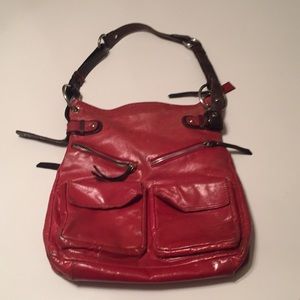Nino Bossi vintage handbag. Tomato red  🍅